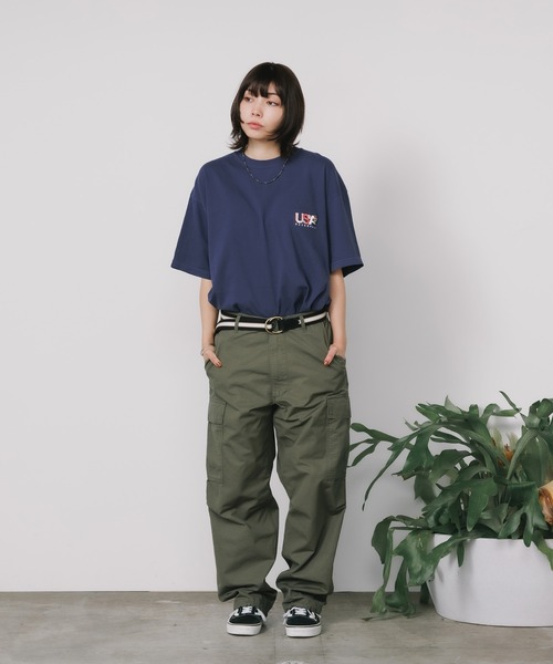 美品 orSlow VINTAGE FIT CARGO PANTS ブラック S orSlow [オアスロウ] 24SS VINTAGE FIT 6P CARGO PANTS [ARMY GRN]