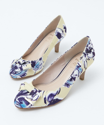 fluffy fitネジリリボンパンプス