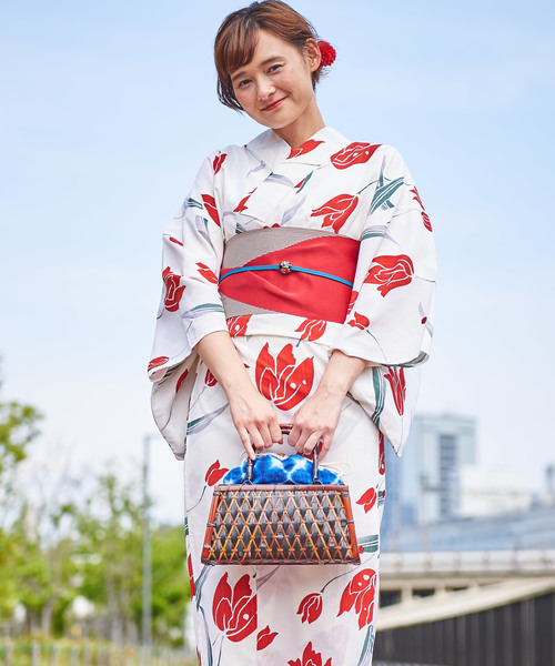 Tokyo135°(トウキョウヒャクサンジュウゴド)の「浴衣2点セット Tokyo135° オリジナル浴衣+浴衣帯 レトロモダン(浴衣)」|その他7