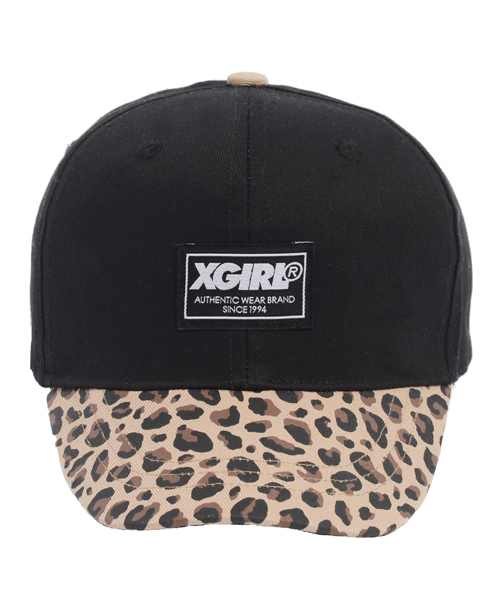 X-girl(エックスガール)の「BI-COLOR CAP(キャップ・レディース・ライトブルー/カモフラージュ/ブラック/レッド/ネイビー・ONE SIZE)」の7枚目の写真