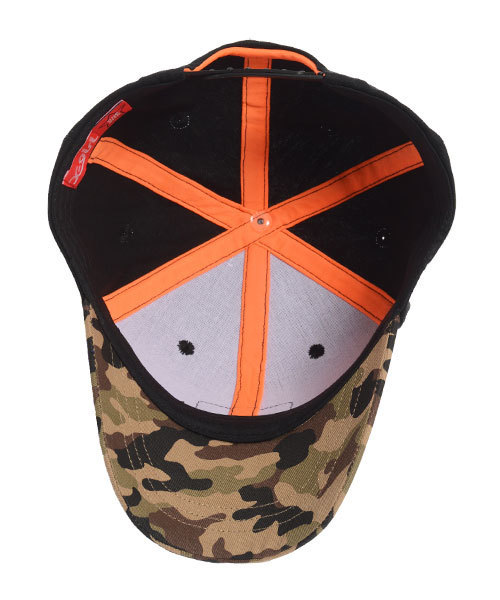 X-girl(エックスガール)の「BI-COLOR CAP(キャップ・レディース・ライトブルー/カモフラージュ/ブラック/レッド/ネイビー・ONE SIZE)」の11枚目の写真