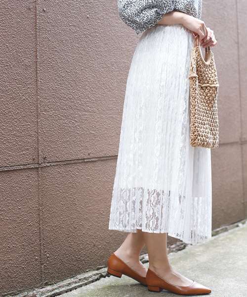 BELL(ベル)の「チュールロングスカート(スカート・レディース・ホワイト/グレー/ベージュ・FREE)」の15枚目の写真