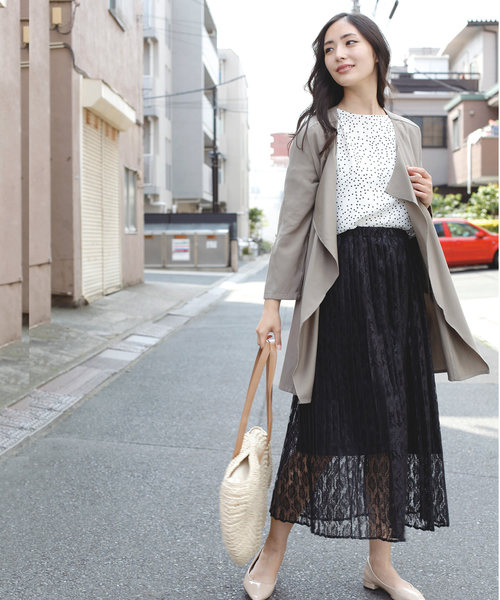 BELL(ベル)の「チュールロングスカート(スカート・レディース・ホワイト/グレー/ベージュ・FREE)」の14枚目の写真