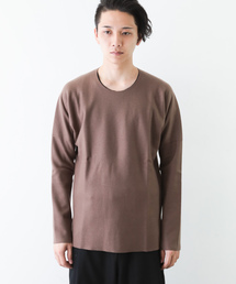 KAZUYUKI KUMAGAI ATTACHMENT | ハードメルトンスムース クルーネックドルマンL/S(Tシャツ/カットソー)