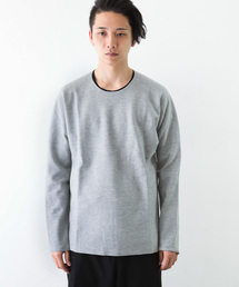 ハードメルトンスムース クルーネックドルマンL/S