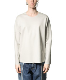 ハードメルトンスムース クルーネックドルマンL/S