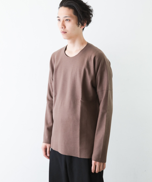 セール】ハードメルトンスムース クルーネックドルマンL/S（Tシャツ