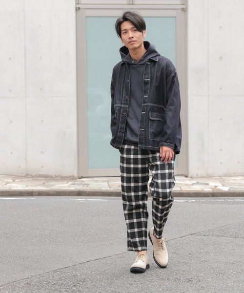 LAKOLE（ラコレ）の「ネルチェックコックパンツ / LAKOLE（その他パンツ・メンズ・ブラック/ブラウン/グリーン・MEDIUM/LARGE）」の5枚目の写真