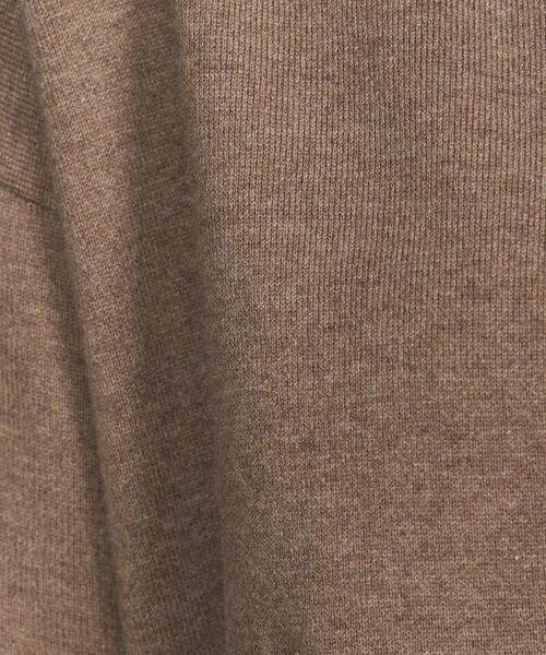 BEAUTY&YOUTH UNITED ARROWS（ビューティーアンドユースユナイテッドアローズ）の「BY ウールコットンダブルフェイスノーカラーショートカーディガン ◆（カーディガン/ボレロ・レディース・モカ/ネイビー/オフホワイト・FREE）」の19枚目の写真