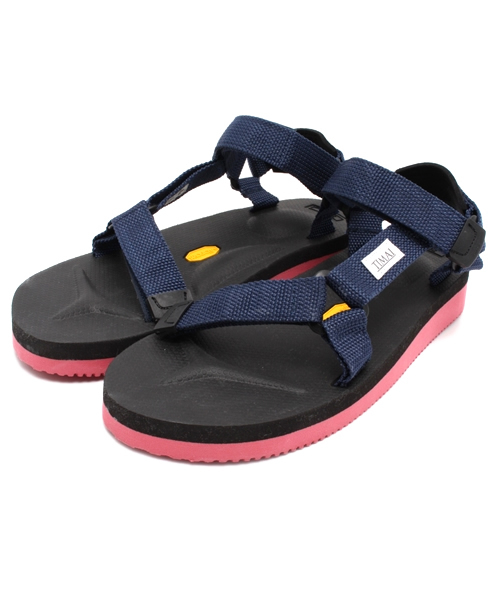 NANO universe（ナノユニバース）の「TIMAI(ティマイ)/DEPA-vibram（サンダル・メンズ・ネイビー/カーキ/ピンク/グレー・8/9/10）」の4枚目の写真