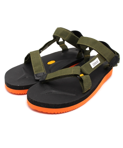 NANO universe（ナノユニバース）の「TIMAI(ティマイ)/DEPA-vibram（サンダル・メンズ・ネイビー/カーキ/ピンク/グレー・8/9/10）」の3枚目の写真