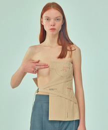 TTSWTRS�i�^�g�D�[�Z�[�^�[�Y�j�́u�yTTSWTRS�z COTTON SEMI-CORSET�i���̑��g�b�v�X�j�v