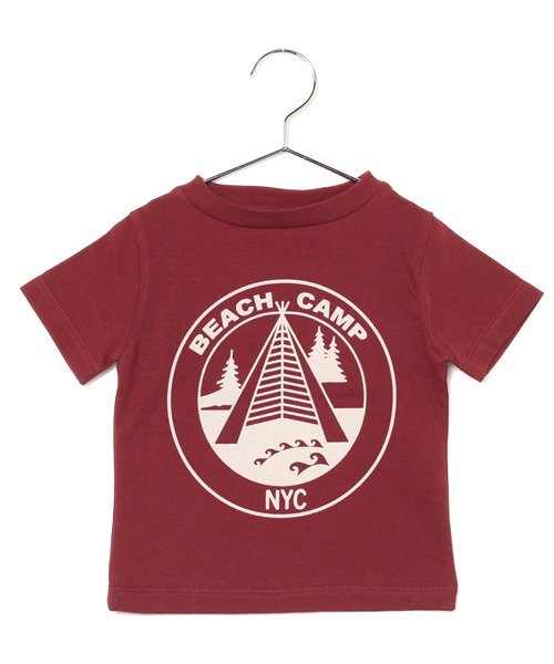 SHIPS(シップス)の「SHIPS KIDS:プリント ショートスリーブ TEE(baby)(Tシャツ/カットソー・キッズ・ワイン/イエロー/グレー・80/90)」の1枚目の写真
