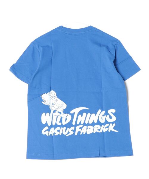 FABRICK(ファブリック)の「FABRICK【WILD THIGS×GASIUS】S/S TEE(Tシャツ/カットソー・メンズ・ブラック/ブルー・SMALL/MEDIUM/LARGE/X-LARGE)」の6枚目の写真