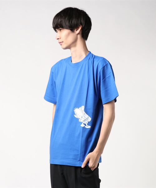 FABRICK(ファブリック)の「FABRICK【WILD THIGS×GASIUS】S/S TEE(Tシャツ/カットソー・メンズ・ブラック/ブルー・SMALL/MEDIUM/LARGE/X-LARGE)」の5枚目の写真