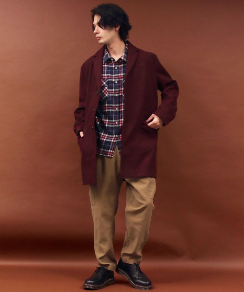 ８(eight)（エイト）の「テーパード ワイド　カーゴパンツ（カーゴパンツ・メンズ・ブラック/ブラウン/カーキ・MEDIUM/LARGE/X-LARGE）」の10枚目の写真