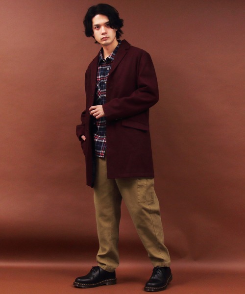 ８(eight)（エイト）の「テーパード ワイド　カーゴパンツ（カーゴパンツ・メンズ・ブラック/ブラウン/カーキ・MEDIUM/LARGE/X-LARGE）」の7枚目の写真