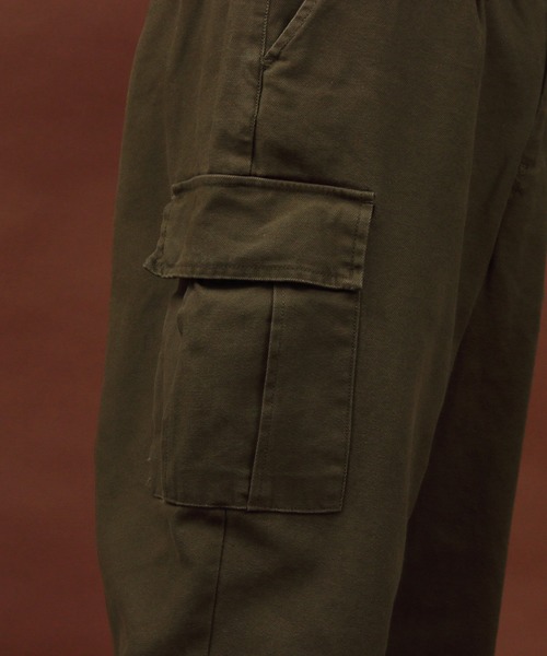 ８(eight)（エイト）の「テーパード ワイド　カーゴパンツ（カーゴパンツ・メンズ・ブラック/ブラウン/カーキ・MEDIUM/LARGE/X-LARGE）」の15枚目の写真