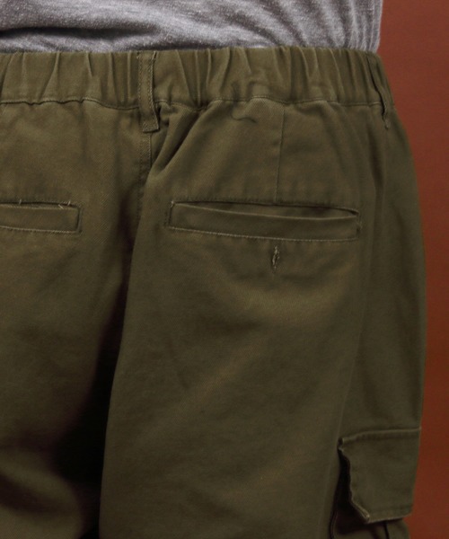 ８(eight)（エイト）の「テーパード ワイド　カーゴパンツ（カーゴパンツ・メンズ・ブラック/ブラウン/カーキ・MEDIUM/LARGE/X-LARGE）」の9枚目の写真