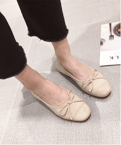 おしゃれスタ（オシャレスタ）の「【OSHARESTA★TOKYO】Lovely バレエシューズ（バレエシューズ・レディース・ブラック/ベージュ/ブラウン/オフホワイト/ベージュ系その他/シルバー/ゴールド/ブラック系その他2/レッド/イエロー/ブルー/ベージュ系その他2・23.0cm/24.0cm/23.5㎝/24.5㎝/25.0cm/22.5㎝/23.5cm/24.5cm/22.5cm）」の7枚目の写真