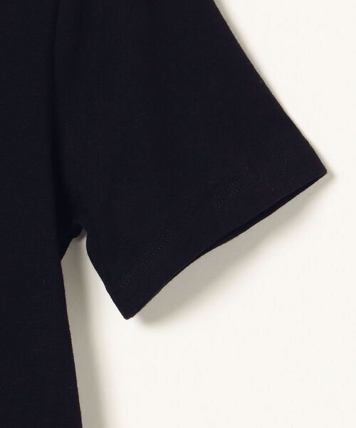 PETIT BATEAU（プチバトー）の「【SHIPS any別注】PETIT BATEAU:サコッシュ付き ショートスリーブTシャツ（Tシャツ/カットソー・レディース・ブラック/ホワイト・ONE SIZE）」の5枚目の写真