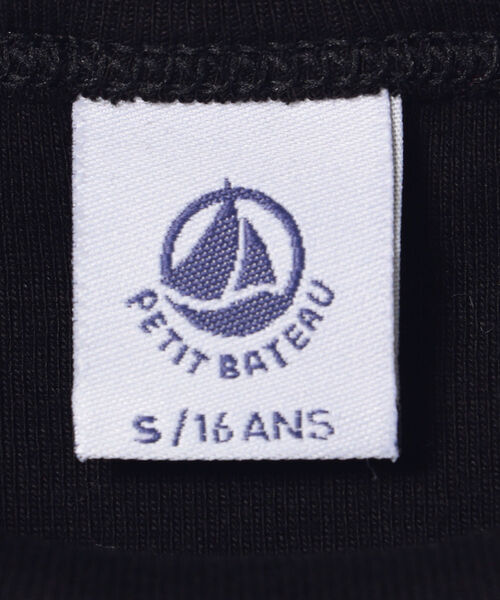 PETIT BATEAU（プチバトー）の「【SHIPS any別注】PETIT BATEAU:サコッシュ付き ショートスリーブTシャツ（Tシャツ/カットソー・レディース・ブラック/ホワイト・ONE SIZE）」の7枚目の写真