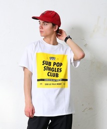 SUB POP（サブポップ）の「S/S PRINT TEE "SINGLE CLUB" /ショートスリーブ プリント T "シングル クラブ”（Tシャツ/カットソー）」