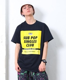SUB POP（サブポップ）の「S/S PRINT TEE "SINGLE CLUB" /ショートスリーブ プリント T "シングル クラブ”（Tシャツ/カットソー）」