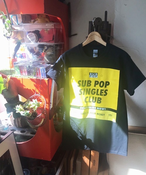 SUB POP(サブポップ)の「S/S PRINT TEE "SINGLE CLUB" /ショートスリーブ プリント T "シングル クラブ”(Tシャツ/カットソー・メンズ・ホワイト/ブラック・SMALL/MEDIUM/LARGE/X-LARGE)」の7枚目の写真