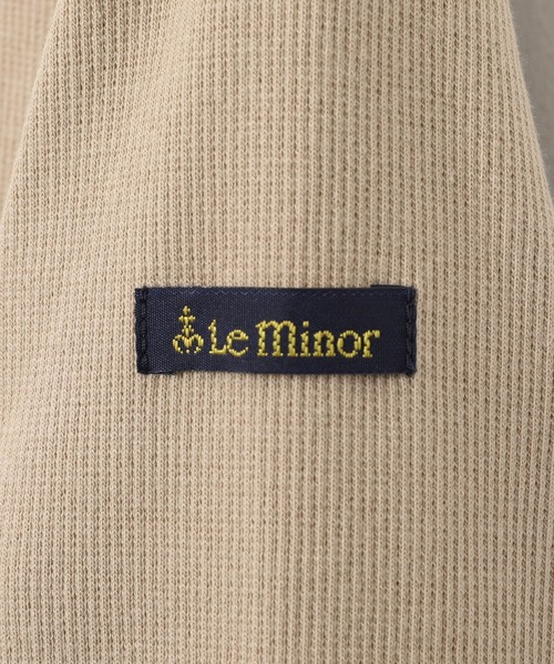 Le Minor（ルミノア）の「ルミノア Le Minor / マイクロリブ バックUネックカットソー（Tシャツ/カットソー・レディース・ブラック/ホワイト/ベージュ・S）」の10枚目の写真