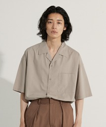 WYM LIDNM | 【WYM LIDNM】TENCEL/COTTON OPEN COLLAR SHIRT/オープンカラーシャツ(シャツ/ブラウス)