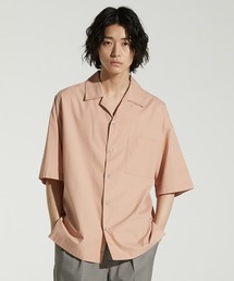 TENCEL/COTTON OPEN COLLAR SHIRT/オープンカラーシャツ