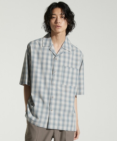 lidnm レーヨンシャツ RAYON JACQUARD CROPPED SHIRT（シャツ/ブラウス）｜WYM LIDNM