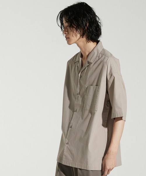 WYM LIDNM（ウィム バイ リドム）の「TENCEL/COTTON OPEN COLLAR