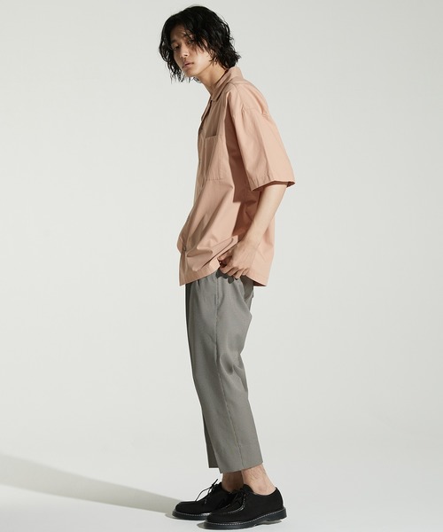 新品 WYM LIDNM シャツ HARE aiver ナンバーナイン CLEL TENCEL/COTTON OPEN COLLAR SHIRT/オープンカラーシャツ（シャツ