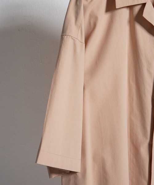 WYM LIDNM（ウィム バイ リドム）の「TENCEL/COTTON OPEN COLLAR SHIRT/オープンカラーシャツ（シャツ/ブラウス・メンズ・ベージュ/ネイビー/スモークグレー/グレー系その他/パープル系その他/オレンジ系その他・M/L）」の13枚目の写真