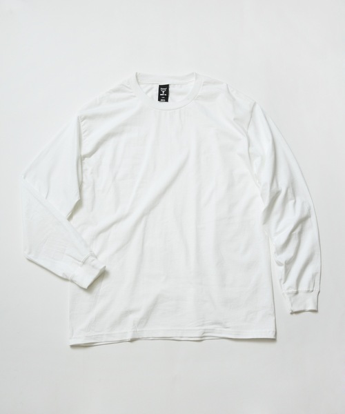 HANES（ヘインズ）の「【Hanes/ヘインズ】Beffy ロンT ビーフィー  無地　ユニセックス クルーネック（Tシャツ/カットソー・メンズ・ホワイト・SMALL/MEDIUM/LARGE/X-LARGE）」の16枚目の写真
