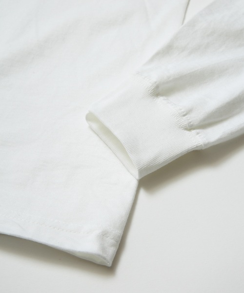 HANES（ヘインズ）の「【Hanes/ヘインズ】Beffy ロンT ビーフィー  無地　ユニセックス クルーネック（Tシャツ/カットソー・メンズ・ホワイト・SMALL/MEDIUM/LARGE/X-LARGE）」の19枚目の写真