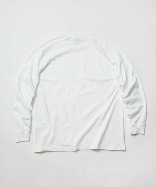HANES（ヘインズ）の「【Hanes/ヘインズ】Beffy ロンT ビーフィー  無地　ユニセックス クルーネック（Tシャツ/カットソー・メンズ・ホワイト・SMALL/MEDIUM/LARGE/X-LARGE）」の17枚目の写真