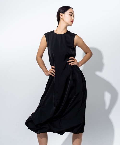JENNE(ジェンヌ)の「立体ボリュームリッチワンピース(ワンピース・レディース・ブラック/ホワイト・SMALL/MEDIUM/LARGE)」の4枚目の写真