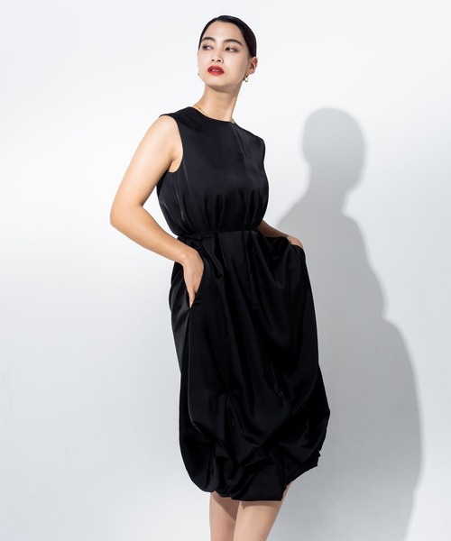 JENNE(ジェンヌ)の「立体ボリュームリッチワンピース(ワンピース・レディース・ブラック/ホワイト・SMALL/MEDIUM/LARGE)」の18枚目の写真