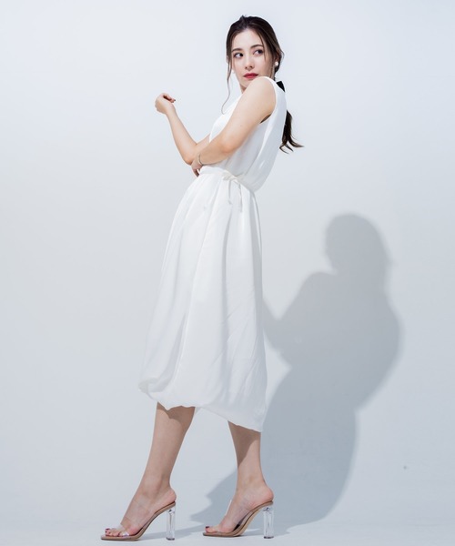 JENNE(ジェンヌ)の「立体ボリュームリッチワンピース(ワンピース・レディース・ブラック/ホワイト・SMALL/MEDIUM/LARGE)」の22枚目の写真