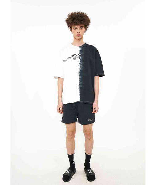 OY（オーワイ）の「『OY/オーワイ』TYE-DIE SHAPE LOGO T/タイダイシェイプロゴTシャツ（Tシャツ/カットソー・メンズ・ホワイト/ブラック・FREE）」の17枚目の写真