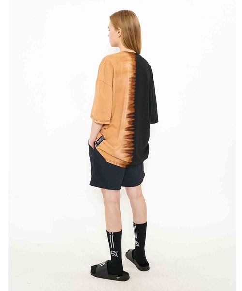 OY（オーワイ）の「『OY/オーワイ』TYE-DIE SHAPE LOGO T/タイダイシェイプロゴTシャツ（Tシャツ/カットソー・メンズ・ホワイト/ブラック・FREE）」の7枚目の写真