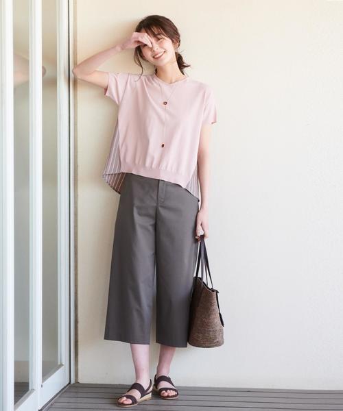 J.PRESS(ジェイプレス)の「【洗える】レーヨンストレッチバックストライプ ニット(ニット/セーター・レディース・ネイビー系/ホワイト系・MEDIUM/LARGE)」の8枚目の写真