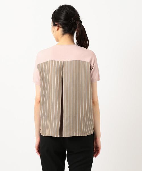 J.PRESS(ジェイプレス)の「【洗える】レーヨンストレッチバックストライプ ニット(ニット/セーター・レディース・ネイビー系/ホワイト系・MEDIUM/LARGE)」の13枚目の写真