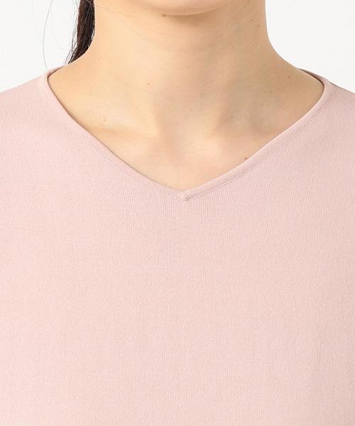 J.PRESS(ジェイプレス)の「【洗える】レーヨンストレッチバックストライプ ニット(ニット/セーター・レディース・ネイビー系/ホワイト系・MEDIUM/LARGE)」の14枚目の写真