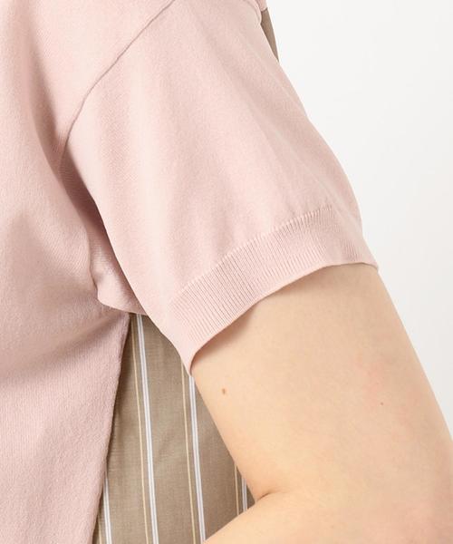 J.PRESS(ジェイプレス)の「【洗える】レーヨンストレッチバックストライプ ニット(ニット/セーター・レディース・ネイビー系/ホワイト系・MEDIUM/LARGE)」の15枚目の写真