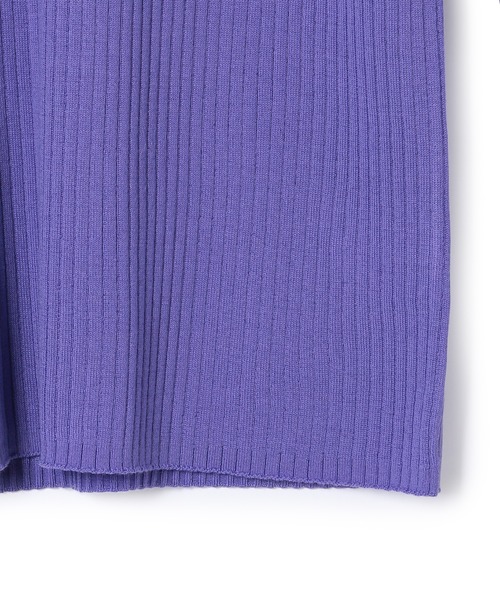 ADAM ET ROPE'（アダムエロペ）の「アンチピリングリブニットタートル（ニット/セーター・レディース・ブラック/キナリ/ミント/パープル・FREE）」の16枚目の写真