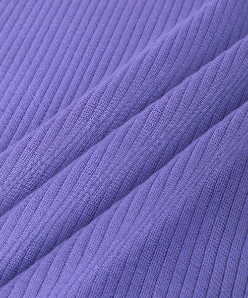 ADAM ET ROPE'（アダムエロペ）の「アンチピリングリブニットタートル（ニット/セーター・レディース・ブラック/キナリ/ミント/パープル・FREE）」の17枚目の写真